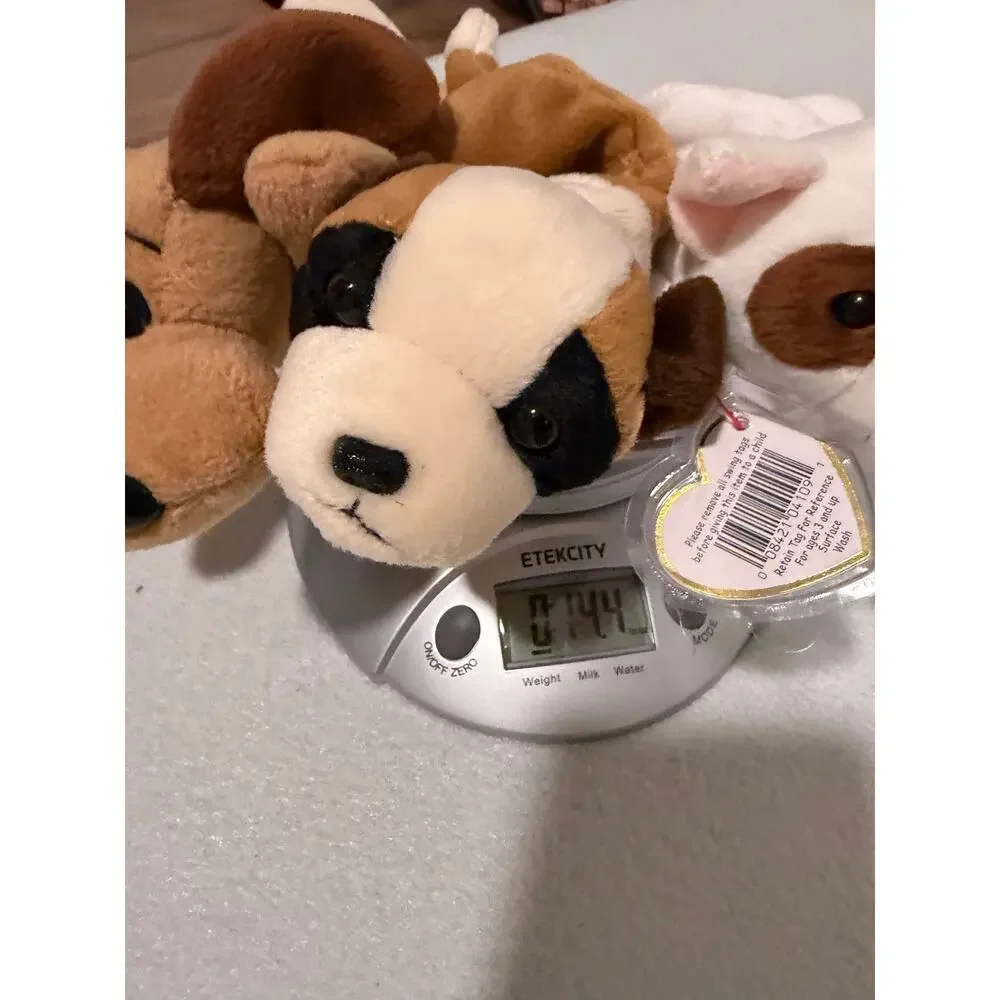 Ty Beanie Baby BERNIE St. Bernard 1996 BONES DOGS SET OF 3